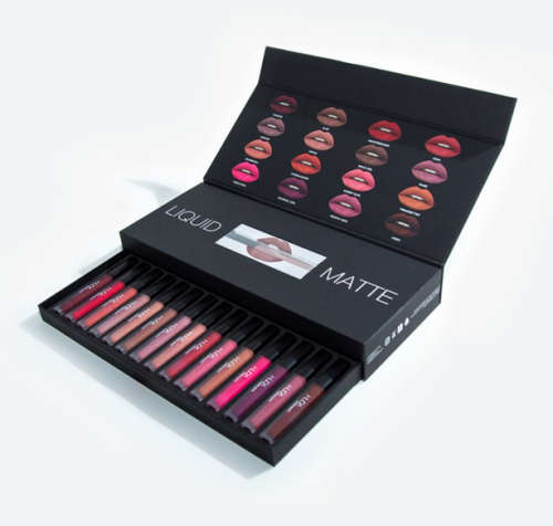 Huda   matte liquid  Lipstick Vault     (16 piece)