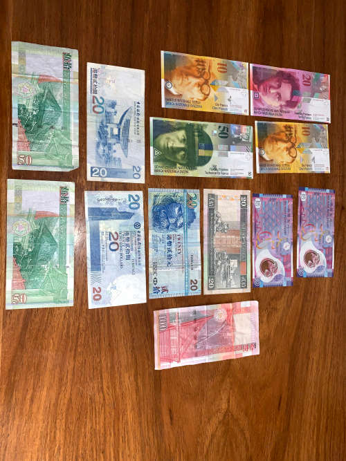 Old international notes