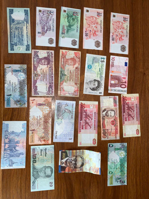 Old international notes