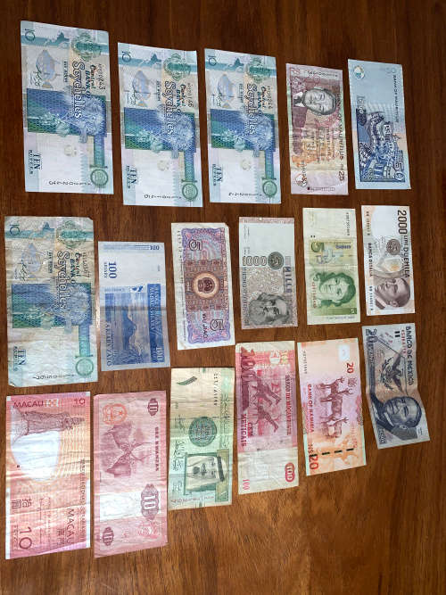 Old international notes