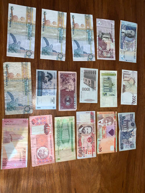 Old international notes