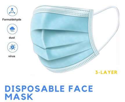 3 layer non woven surgical masks