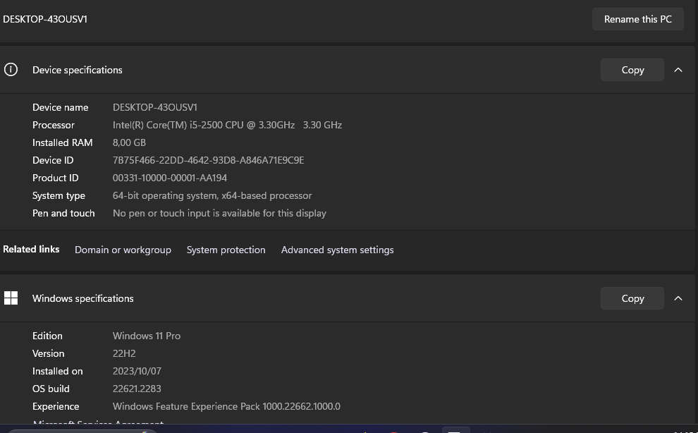 Lenovo M93p i3 4th gen 8 gig ram 500 hdd + Samsung LED 22 inch monitor