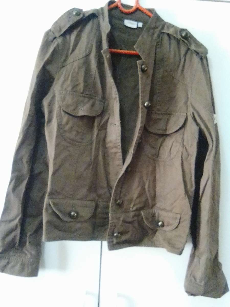 Brown military identity jacket size 40 small make