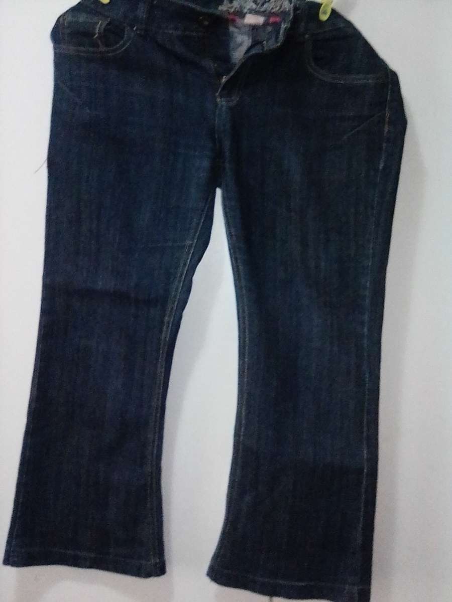 Blue denim boot leg jeans size 36