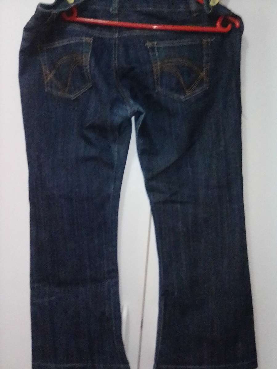 Blue denim boot leg jeans size 36