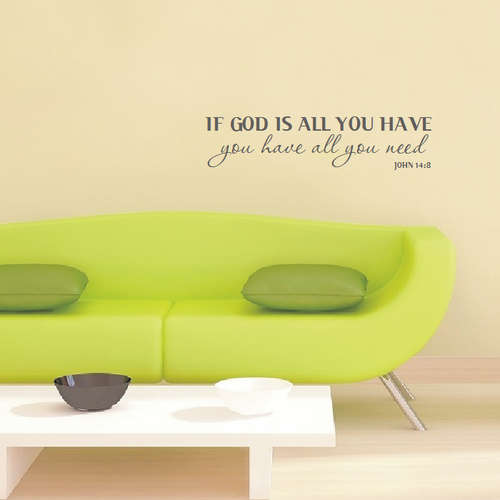 Inspirational All you Have - Wall Art Stickers
