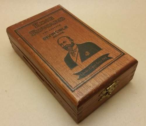 King Edward Wooden Cigar Box