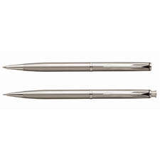 Parker Insignia Stainless Steel - Pen and Pencil Set