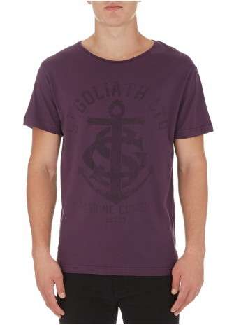 St. Goliath Anchor tee Purple - small