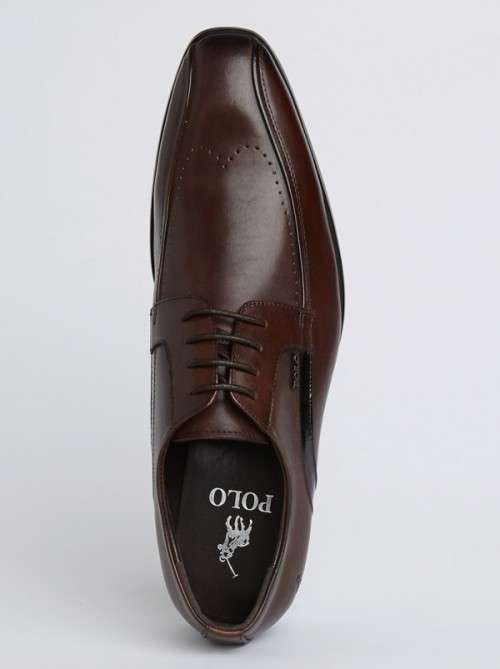 Christmas R1 Clearance start (Polo, Pringle etc) 100% Polo - Lace-Up Mid Brown - size 11