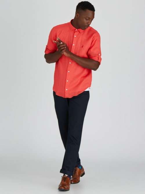 Christmas Clearance (Polo, Pringle etc)  Polo Orange long sleeve - medium