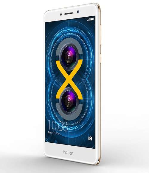 Huawei Honor 6X Dual Camera Unlocked Smartphone, 32GB Gold