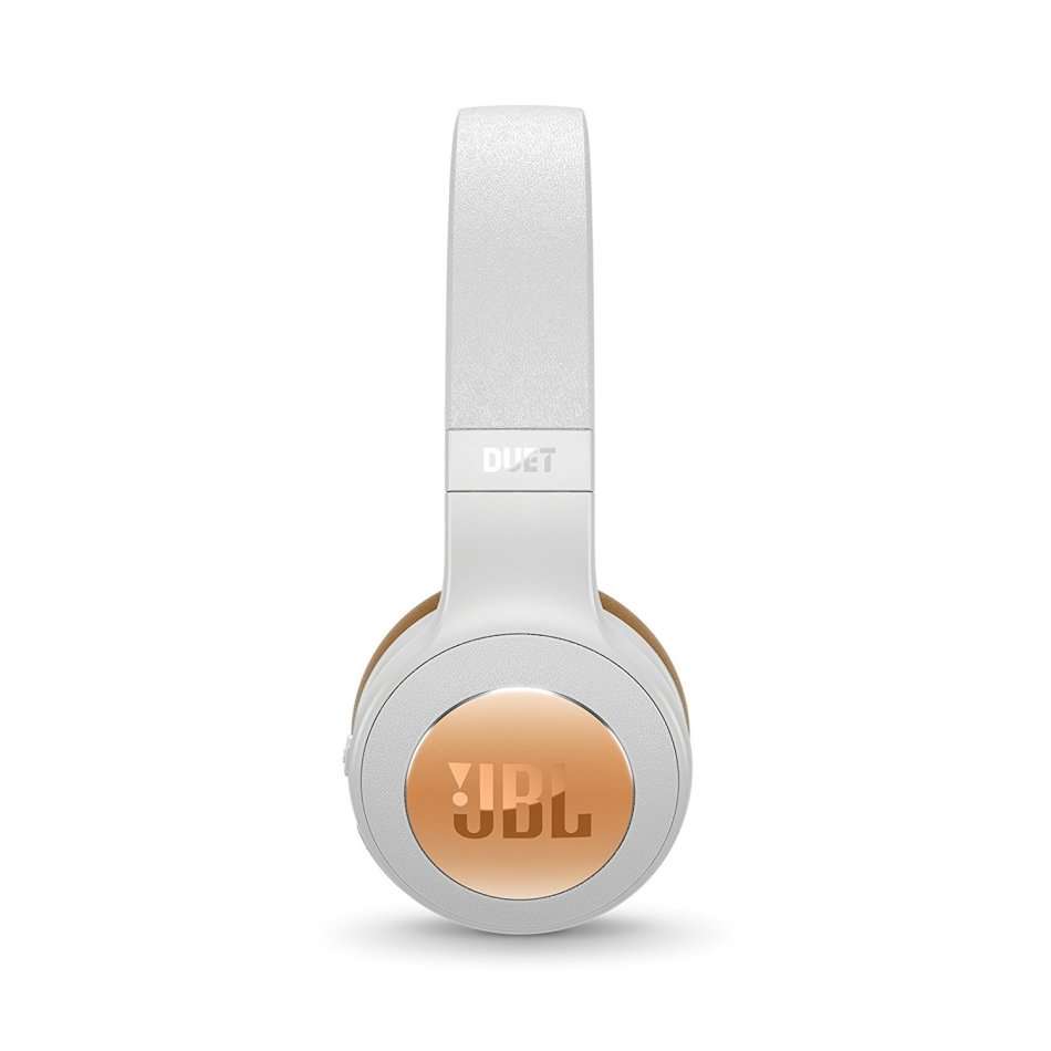 JBL Duet Bluetooth Wireless On-Ear Headphones - Silver