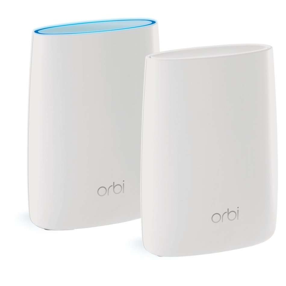 NETGEAR Orbi Whole Home Mesh WiFi System with Tri-band - AC3000 (Set of 2)