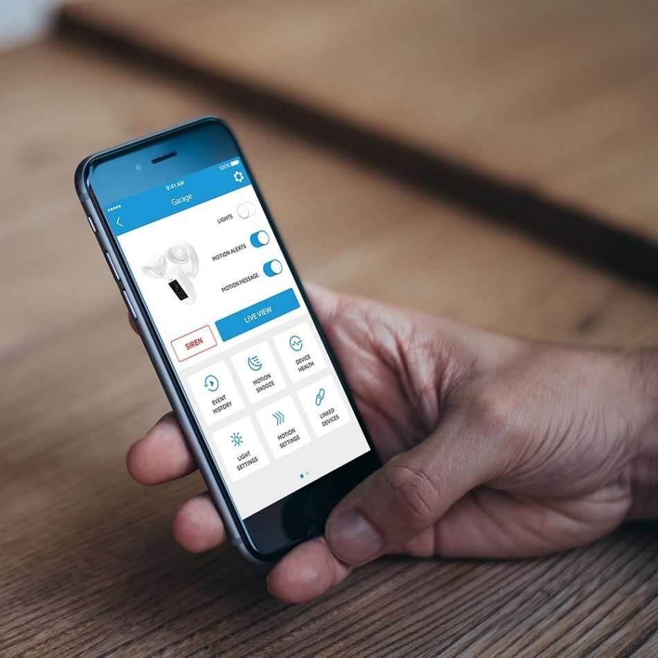 Ring Floodlight Camera ] Motion Activated HD Security Cam ] Two-Way Talk and Siren Alarm ]