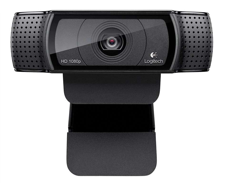 Logitech HD Pro Webcam C920, Widescreen Video Calling and Recording, 1080p Camera, Desktop or Laptop