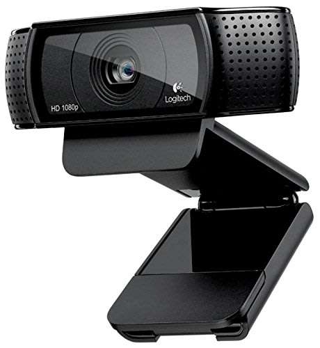 Logitech HD Pro Webcam C920, Widescreen Video Calling and Recording, 1080p Camera, Desktop or Laptop