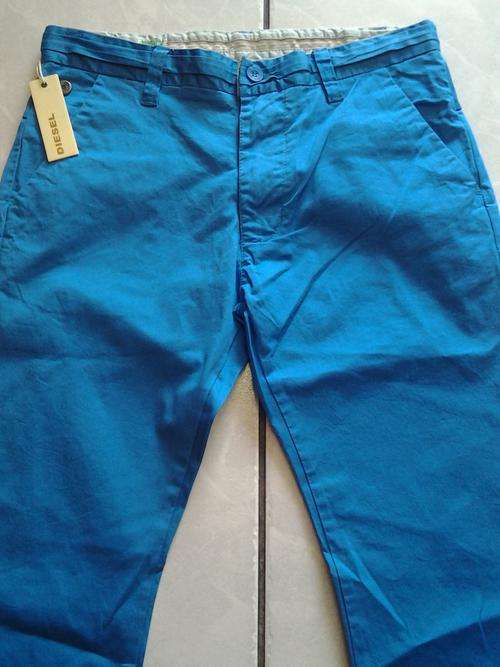 DIESEL Men's Blue Chinos Size 34