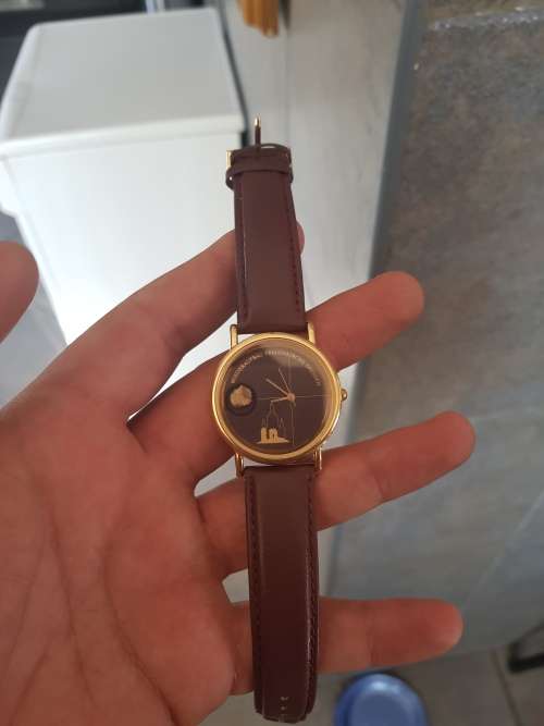 WIEDERAUFBAU FRAUENKIRCHE DRESDEN GERMANY HIGHLY COLLECTABLE LEATHER WATCH ONLY 25000 MADE IN GERMAN