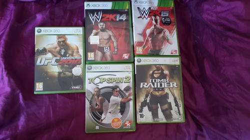 5 xbox 360 games all for one bid