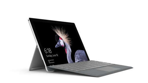 MICROSOFT Surface Pro [5] M1796, core i5-7300u, QHD+ Touch, 128 SSD, 4GB Ram.Type Cover. FingerPrint