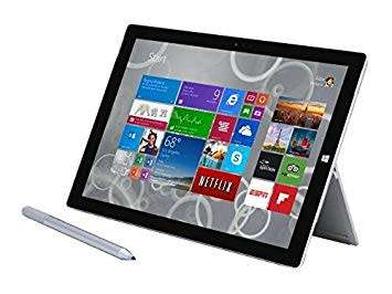 MICROSOFT Surface PRO 3  core i5-4300u, QHD Touchscreen with Pen Support,256 SSD,8GB Ram,Type Cover
