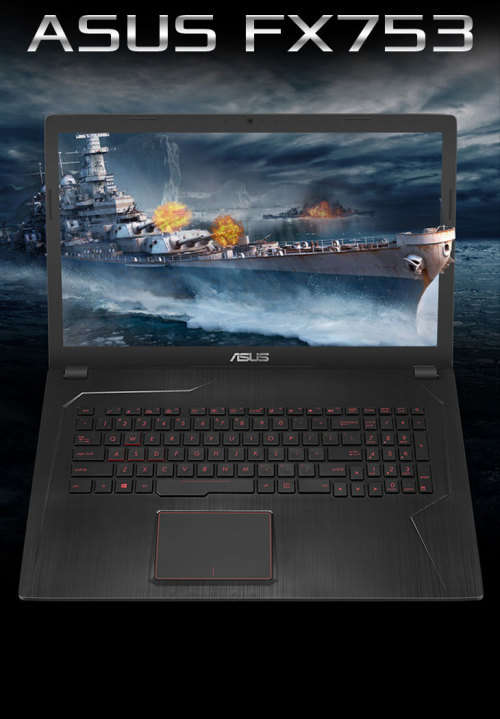 Asus FX753V Gaming Monster  i7-7700HQ QuadCore, 256SSD+1TB HDD, 16GB Ram,Full HD IPS,Nvidia GPU