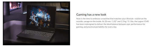 LENOVO Legion Y540 GAMING Laptop. HexaCore i7. 512SSD+1TB HDD,32GB Ram.FullHD IPS,Nvidia RTX2060