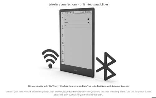 ONYX Boox Note Reader. 10.3`` HD MOBIUS Carta Flexible Capacitive Touch Screen. Wifi, Bluetooth, Pen