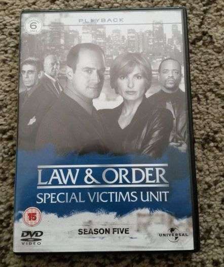 Law and Order SVU Series S05 - Special Victims Unit - DVD - Season 5