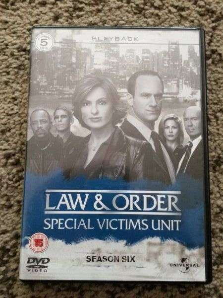 Law and Order SVU Series S06 - Special Victims Unit - DVD - Season 6