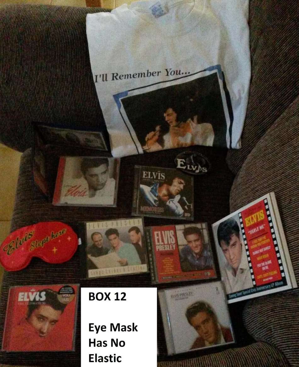 BOX 12 - Elvis Presley Collectables - Amazing Pick-a-Box Sale