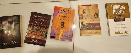 Books for 20c - Turning Points, Secret Place, Jesus - Plass, Commentary Survey, Rolling Thunder