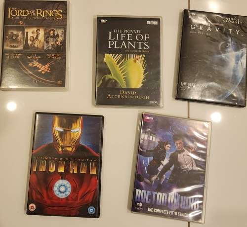 DVD Clearance - Lord of Rings, Plants, Gravity, Iron Man, Who-5