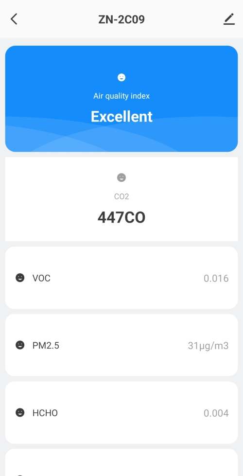 Smart Home 9-in-1 Air Quality Monitor (Tuya ZN-2C09) NEW RELEASE! Portable with Wifi - Colour Screen