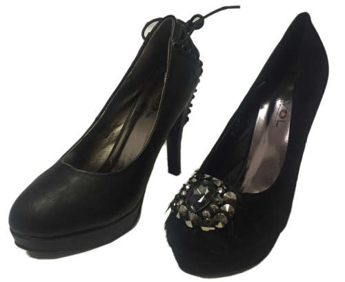 AWOL Black Platform High Heels | 2 Styles