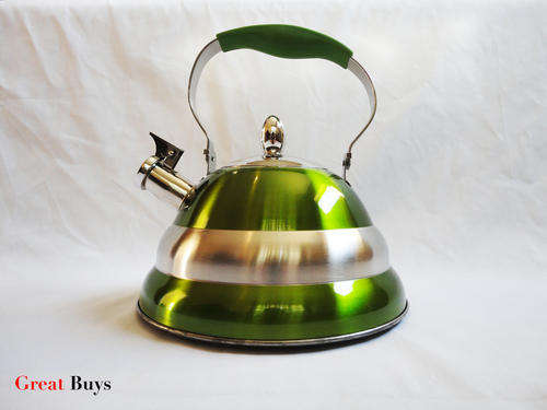 Whistling Kettle (Gas Stove Friendly) With 2 Free Nestle Cappuccino Sachets!