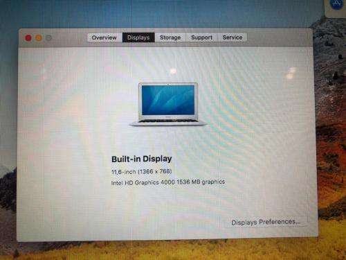 MACBOOK AIR CORE i5 11'' [MID 2012]