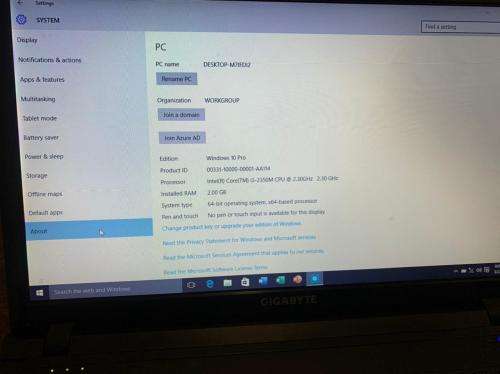 GIGABYE Q1532 CORE i3