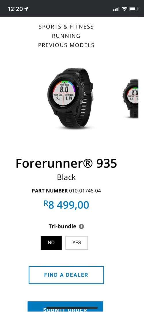 GARMIN FORERUNNER 935 MINT CONDITION