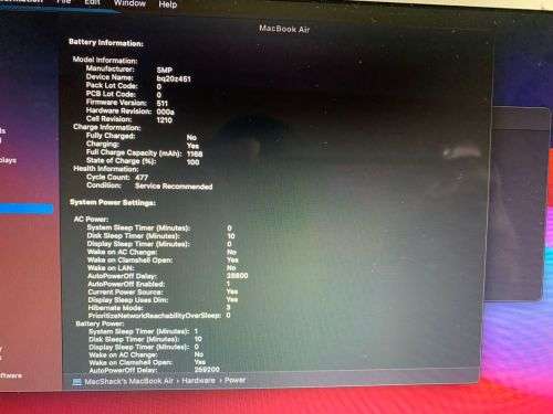 MACBOOK AIR CORE i5  13 INCH 2017 PLIZ READ