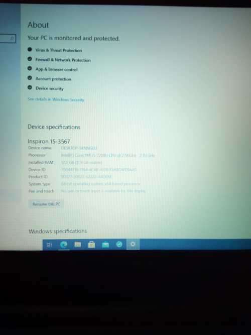 DELL INSPIRON 15  CORE i5-7200 7th GEN