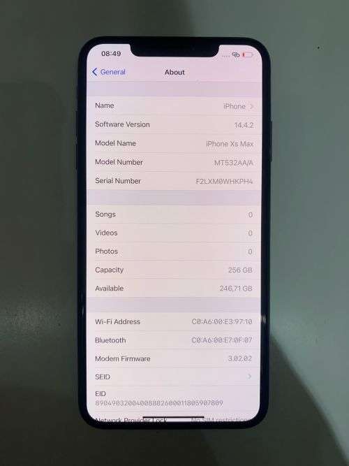 i PHONE XS MAX 256GB GOOD CONDITION