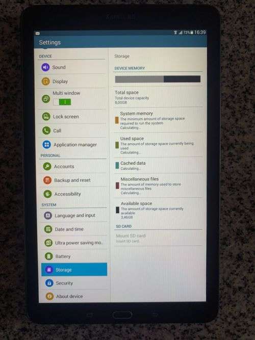 SAMSUNG TAB E WIFI and 4G