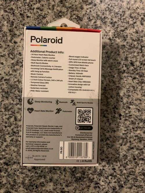 POLAROID FITNESS WATCH PA80