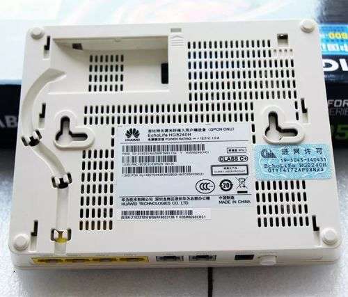 HUAWEI ECHOLIFE HG8240H FIBRE MODEM