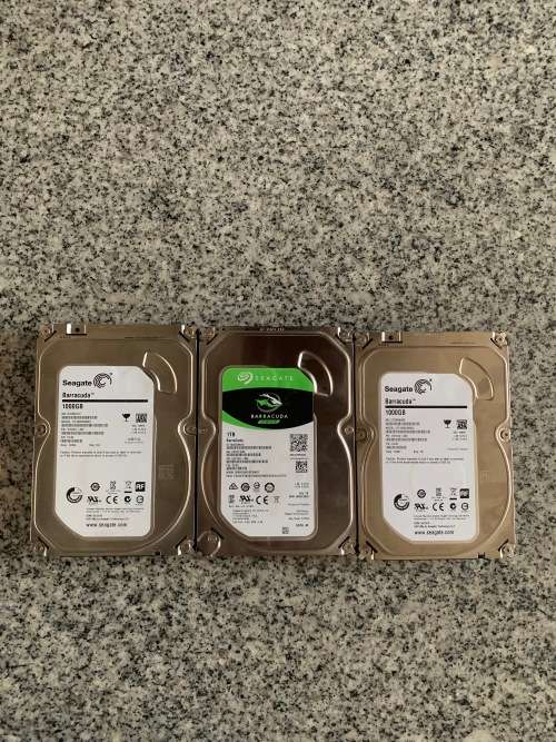 3 X  1TB HDD SEAGATE 1000GB  - HARD DISK DRIVE