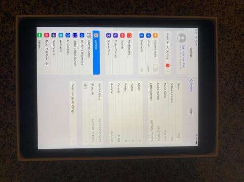 IPAD AIR 2 WIFI 32GB SPACE GREY A1566 MINT CONDITION