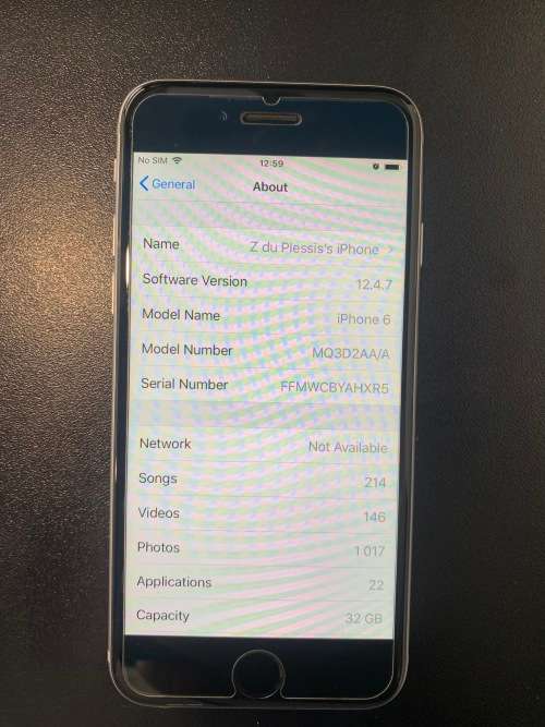iPHONE PHONE 6 32GB NINT CONDITION 98% BATTERY HEALTH